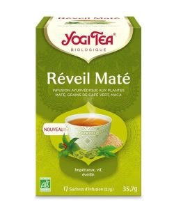Réveil maté - Infusion ayurvédique BIO, 17 sachets